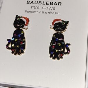 Baublebar Mrs Claws Cat Earrings